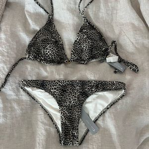 NWT Touché Leopard Animal Print Bikini Set